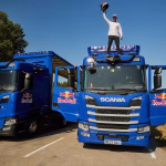Scania Red Bull stunt