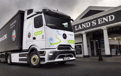 eActros completes Land’s End to John O’Groats truck run